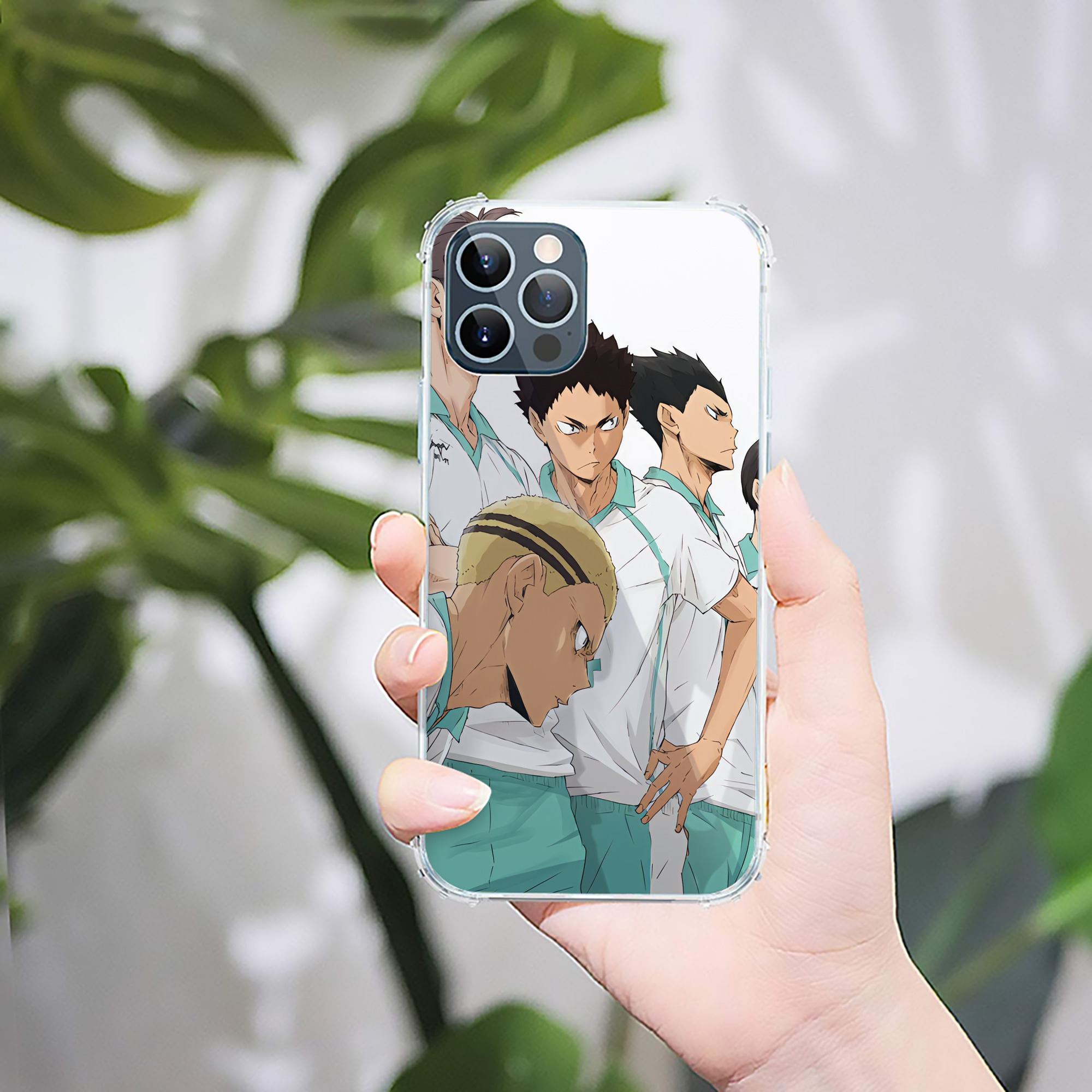 （画像用） ハイキュー!! Haikyu!! 【iPhone 12シリーズ対応】透明スマホケース（クリアソフトケース）
